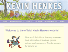 Tablet Screenshot of kevinhenkes.com